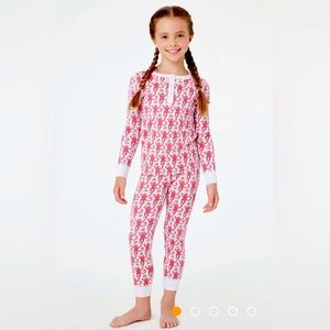 Roller Rabbit Kids Pink Monkey Pajamas Set Size 2T